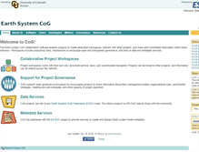 Tablet Screenshot of earthsystemcog.org